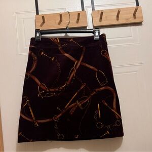 Talbots Sz 2P Western Inspired Corduroy Skirt EUC😊😊